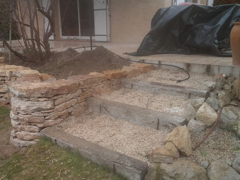 fabrication d'un escalier en pierre à aix en provence